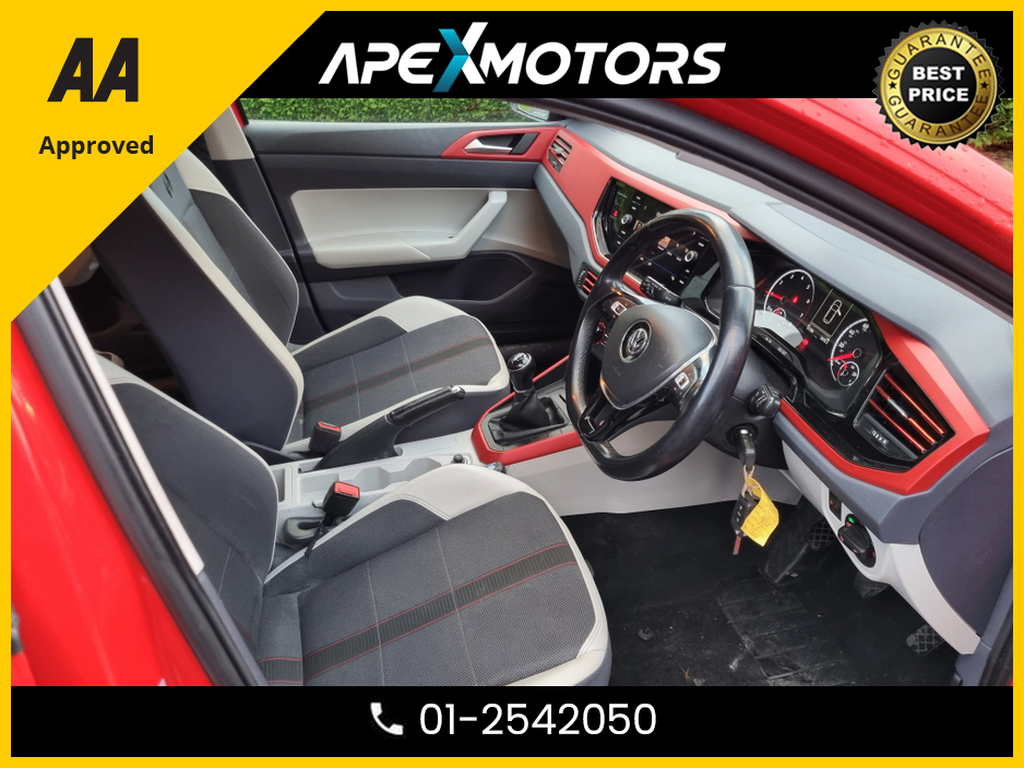 2019 Volkswagen Polo FINANCE ARRANGED * 1.0 BEATS EVO 80PS 5DR * TOP SPEC 5DR * NEW NCT JAN-28 * IMMACULATE * STAMPED SERVICE HISTORY * AA APPROVED * 101 SAFETY CHECKLIST * COLOUR REVERSE CAMERA * TOP-SPEC 5DR HATCH * LOW €14,949
