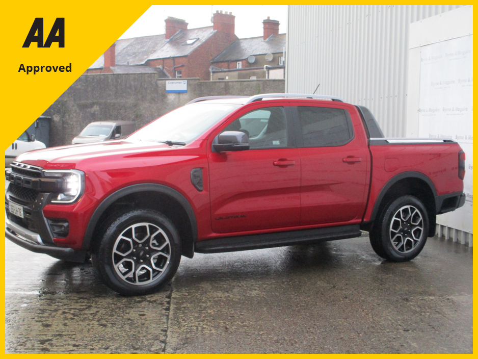 2025 Ford Ranger EX DEMO MODEL WITH ONLY 6000 KMS D/CAB WILDTRAK - 2.0TD AUTOMATIC !! PRICE PLUS VAT €52,000