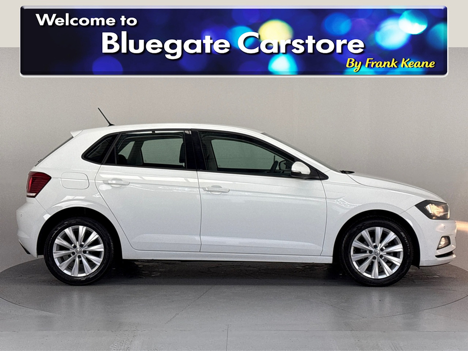2018 Volkswagen Polo NEW NCT COMFORTLINE 1.0 MANUAL**MULTIFUNCTIONAL STEERING WHEEL**TOUCH SCREEN MEDIA DISPLAY**PARKING SENSORS**APPLE CARPLAY**BLACK CLOTH INTERIOR**SEMI DIGITAL DASH**ISOFIX**FINANCE AVAILABLE** €14,495