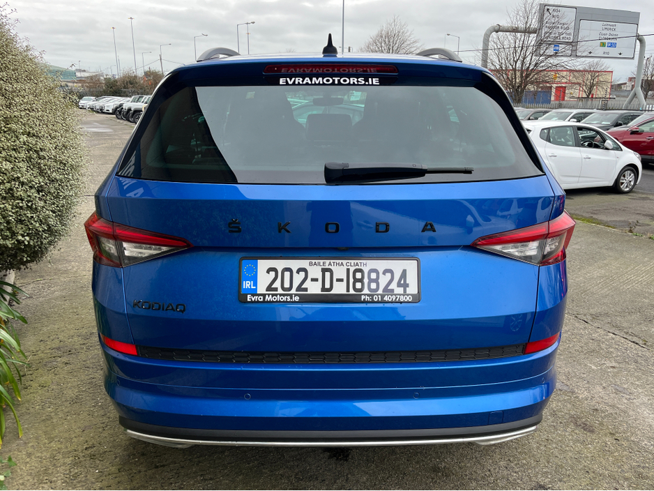 2020 Skoda Kodiaq SPORTLINE 7 SEATER AUTOMATIC 150BHP 2.0 DIESEL //PANORAMIC GLASS ROOF//HEATED SEATS AND STEERING WHEEL//REVERSE CAMERA// €33,950