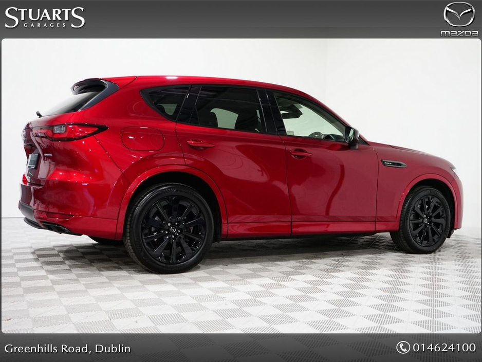 2022 Mazda CX-60 2.5 PHEV 327PS HOMURA, *JUST LISTED*HIGH SPEC* DRIVERS ASSISTANCE PACK, CONVENIENCE PACK, PAN PACK* SOUL RED CRYSTAL WITH BLACK LEATHER , RADAR CRUISE €38,945