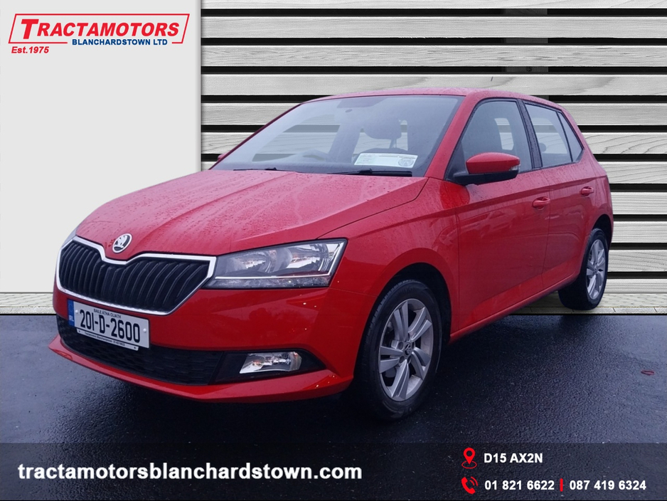 2020 Skoda Fabia AMBITION 1.0 MPI 60HP 4DR €12,499