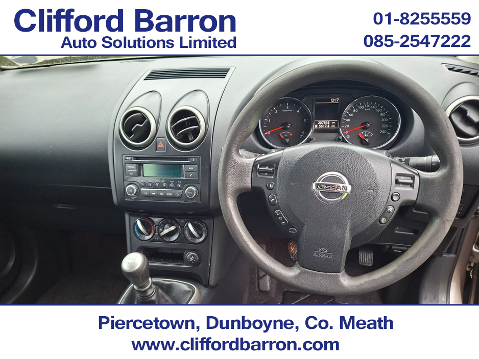 2012 Nissan Qashqai 1.5 XE 5DR DSL €5,250
