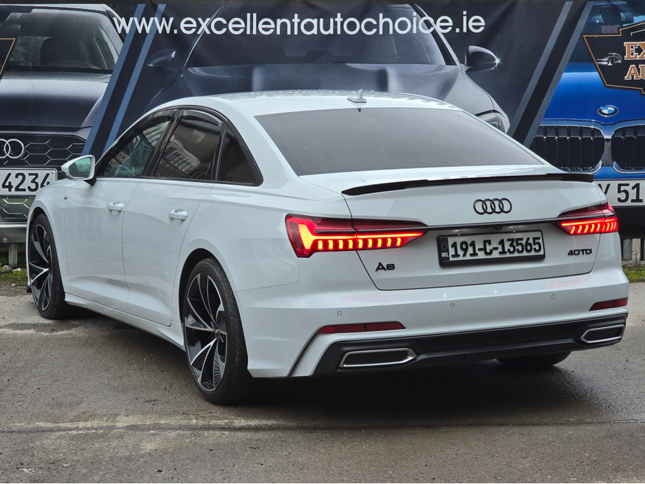 2019 Audi A6 2.0 TDI S LINE 40 204PS 4DR AUTOMATIC BLACK EDITION WHITE!IMMACULATE €29,950