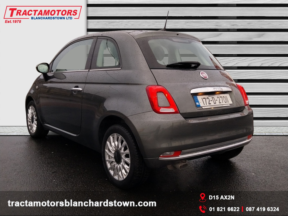 2017 Fiat 500 1.2 LOUNGE 69BHP 3DR AUTO €10,999