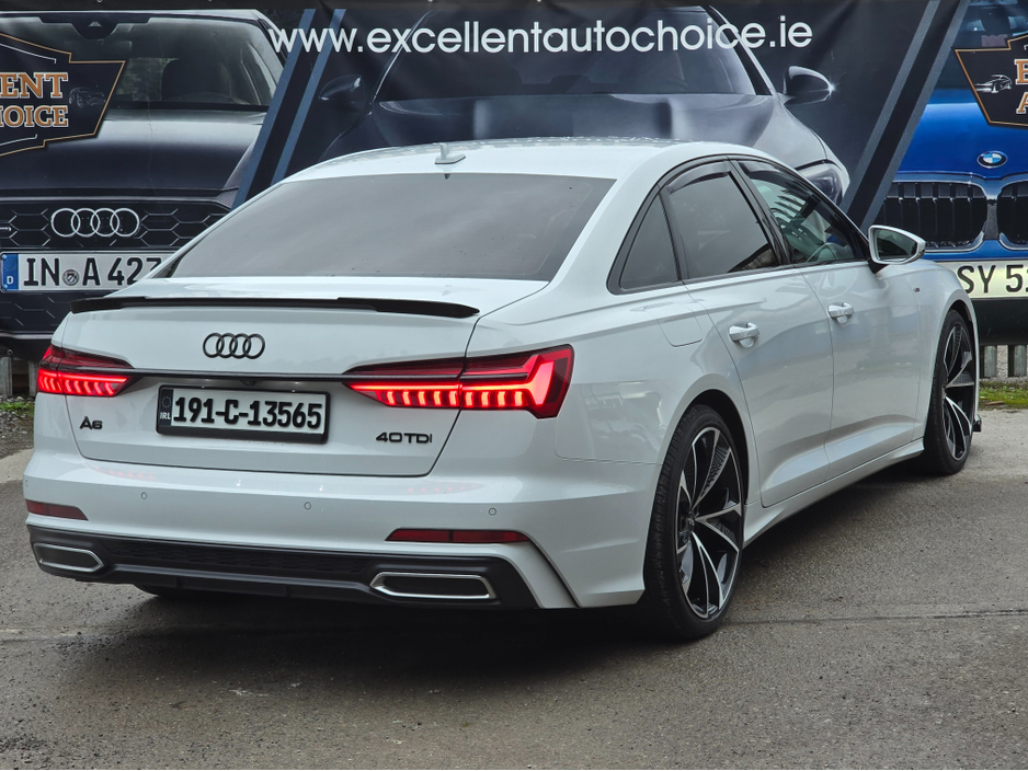 2019 Audi A6 2.0 TDI S LINE 40 204PS 4DR AUTOMATIC BLACK EDITION WHITE!IMMACULATE €29,950