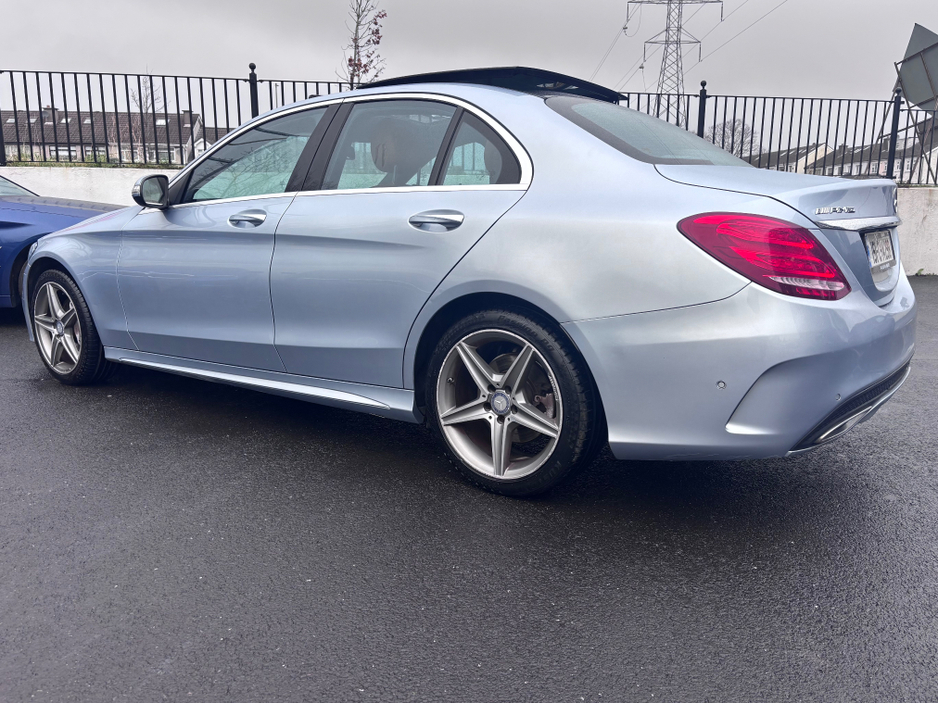 2015 Mercedes-Benz C Class C220d AMG LINE PREMIUM // RED LEATHER // SUNROOF €13,995