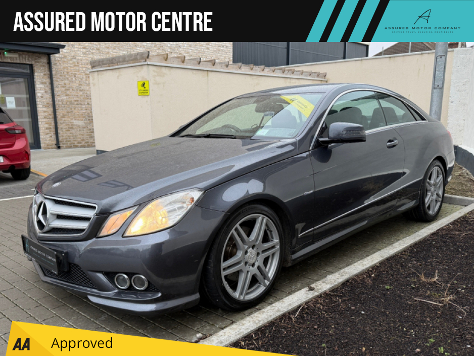 2011 Mercedes-Benz E Class E SERIES CDI AVANTGARDE SPORT 2DR AUTO**FULL BLACK LEATHER INTERIOR**REAR PARKING SENSORS**AMG STYLE ALLOY WHEELS**CRUISE CONTROL**BLUETOOTH**HISTORY CHECKED**FINANCE ARRANGED** €7,995
