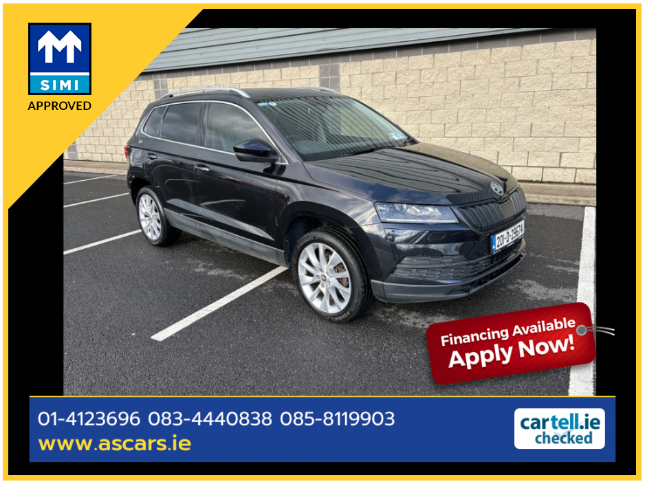 2020 Skoda Karoq 1.6 TDI SE  AUTO **HIGH SPEC ** HALF LEATHER ** APPLE / ANDROID CARPLAY ** STUNNING EXAMPLE ** €22,995
