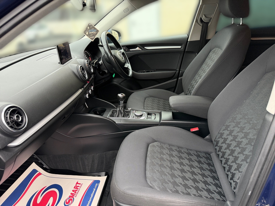 2014 Audi A3 1.2 TFSI SE 110 BHP 5DR **142**€200 TAX**MINT**SCUBA BLUE**KITTED** €10,450