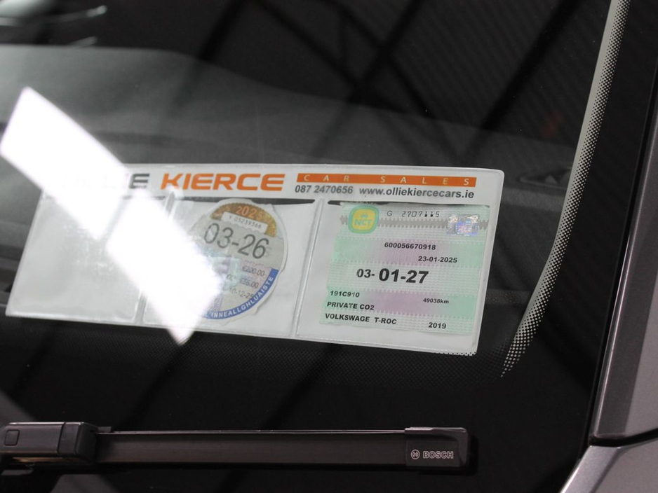 2019 Volkswagen T-Roc Design 1.6tdi M6f115hp 5DR €20,500