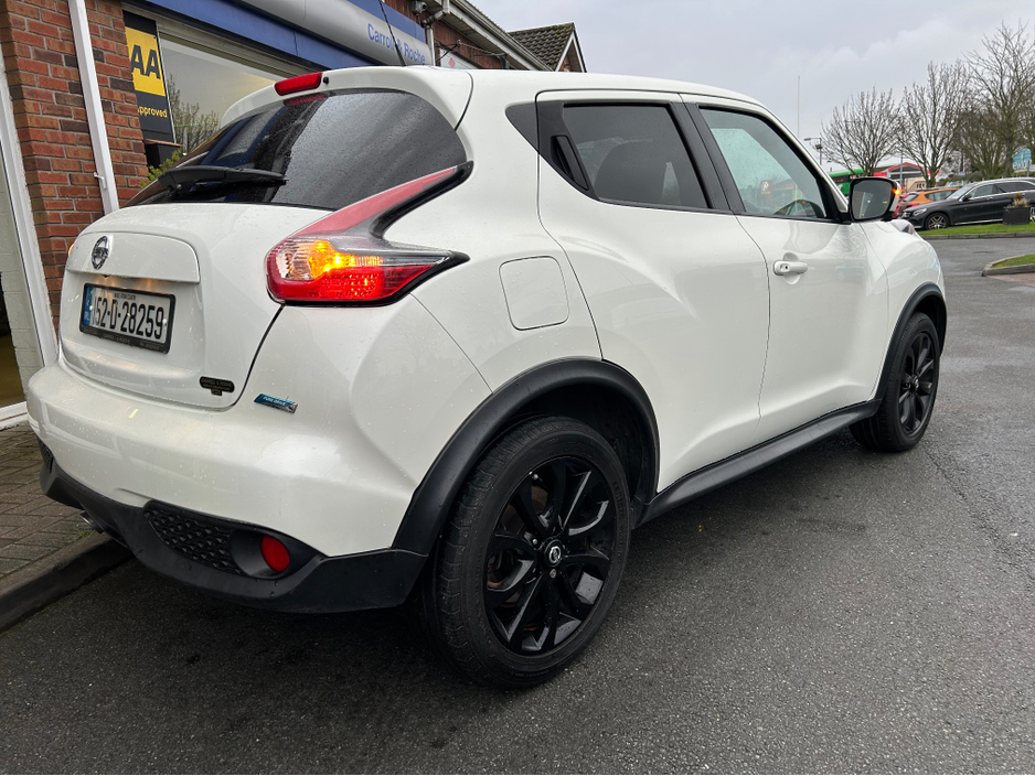 2015 Nissan Juke 1.5 DCI TEKNA SUV in White + Black Detail & Black Leather - Trade-In Welcome - Assured Dealer Warranty & Fully Serviced - €7,950