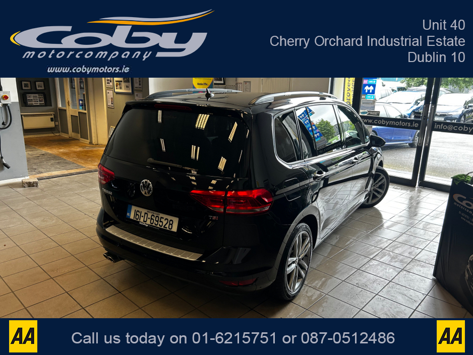2016 Volkswagen Touran 1.4 TSI 5DR 7 Seater Auto. Stunning car with only 58km, 2 Keys, New NCT, Alloy Wheels, Bluetooth, Reversing Camera, Sat Nav, Dual Zone Climate Control, Full Electrics and Much More. €16,950