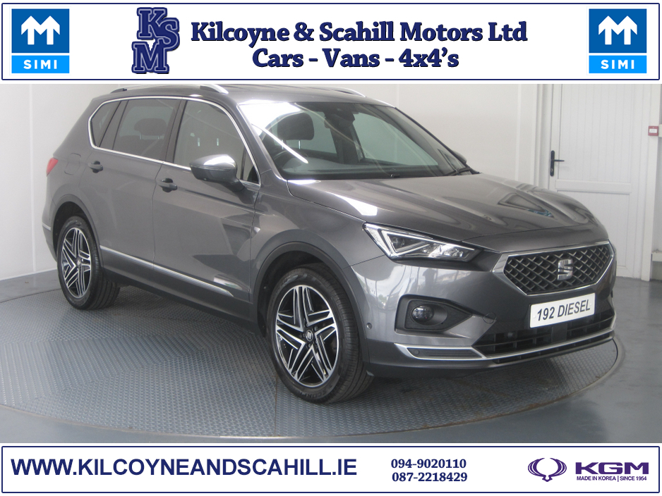 2019 SEAT Tarraco XCELLENCE TDI €28,950