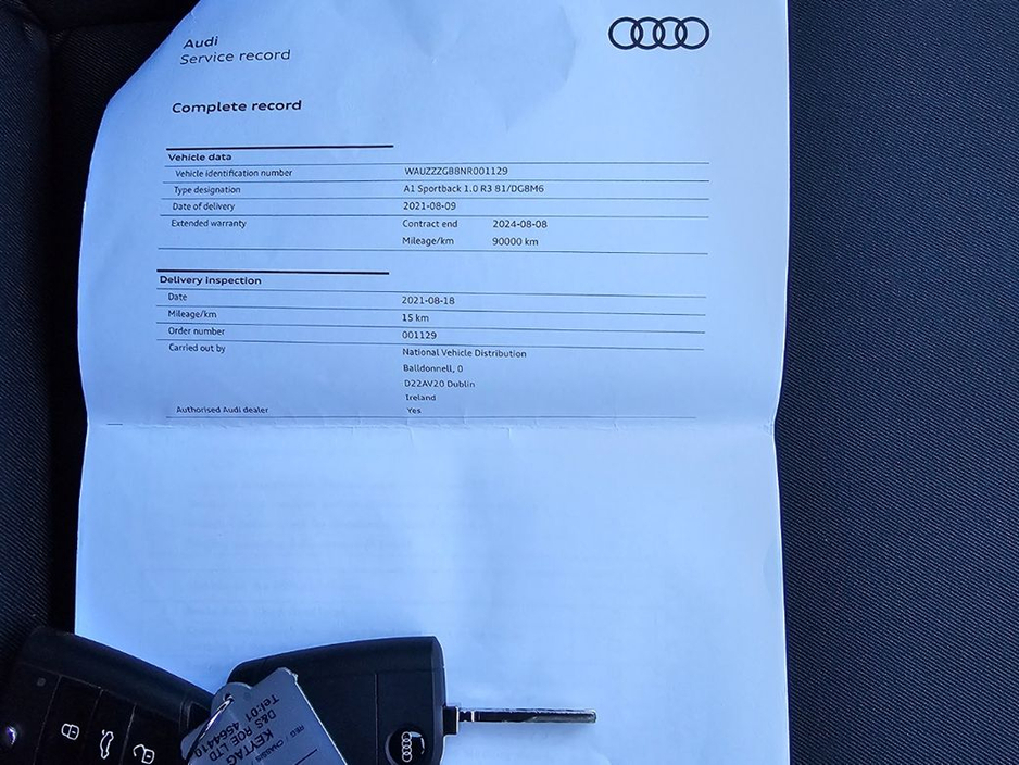 2021 Audi A1 1.0 PETROL, SPORTBACK, 115 BHP, LOW MILEAGE, WARRANTY, FINANCE, 5 STAR REVIEWS. €24,995