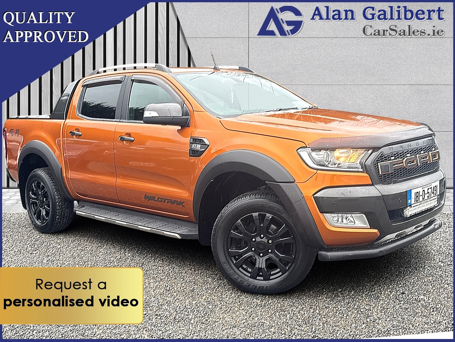 2018 Ford Ranger 3.2 TDCI WILDTRAK 4WD TOP SPEC AUTO €22,995