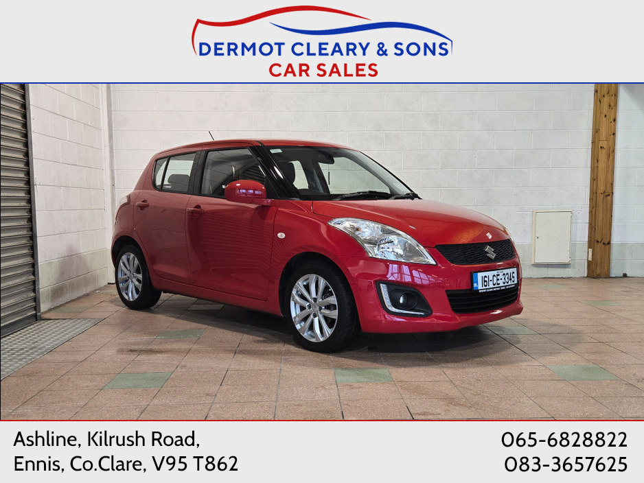2016 Suzuki Swift 1.2 SZ3 5DR €8,750