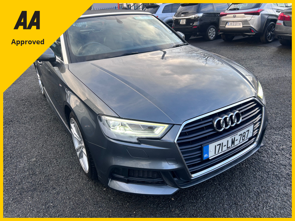 2017 Audi A3 2017 AUDI A3 2.0TDI S LINE CABRIO €17,950