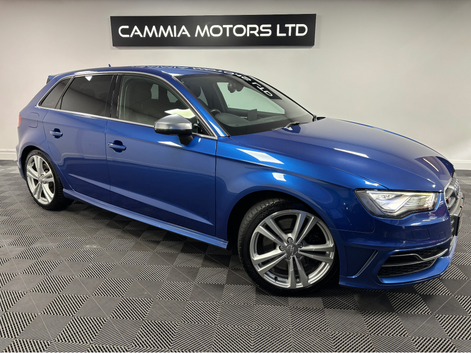 2015 Audi S3 *AUDI S3* *S-TRONIC AUTOMATIC* *REVERSE CAMERA* *PARKING SENSORS* *KEYLESS ENTRY* *DRIVE MODES* *300BHP* *BT AUDIO* *TRADE INS WELCOME* €23,950