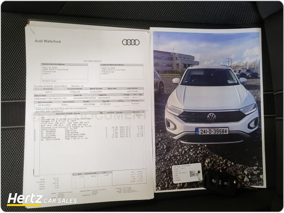 2024 Volkswagen T-Roc SPEC ED 1.0TSI Petrol Manual €28,970