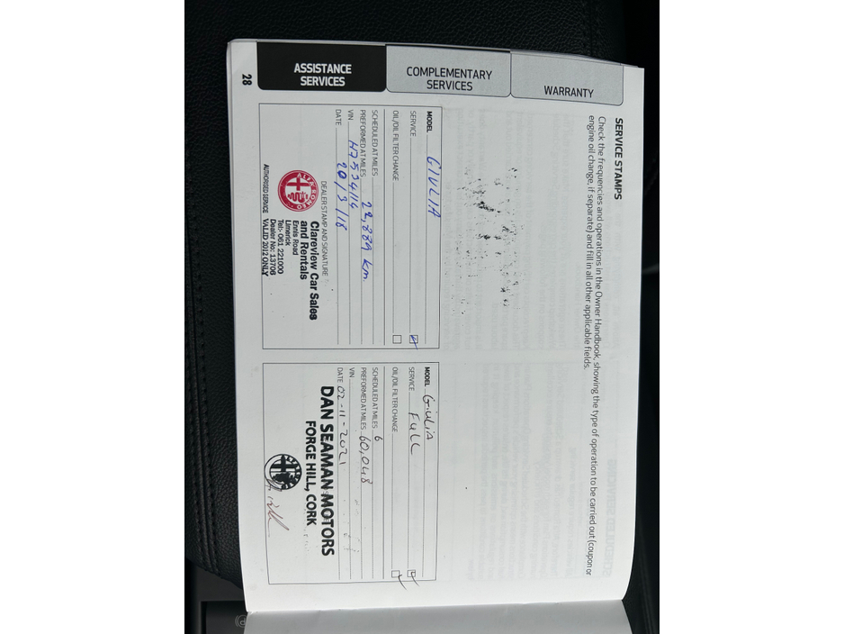 2017 Alfa Romeo Giulia 2.2JTD 180HP SUPER LUXURY 4DR AUTO €16,900