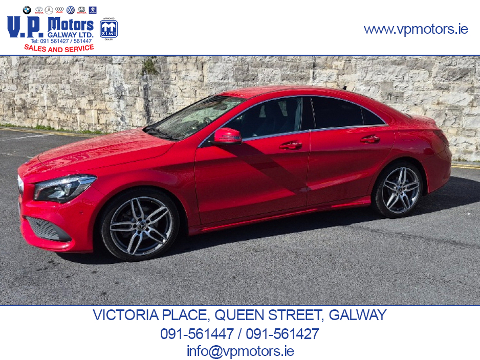 2017 Mercedes-Benz CLA Class AMG SPORT LINE,HALF LEATHER,LOW KM, AUTOMATIC €19,500