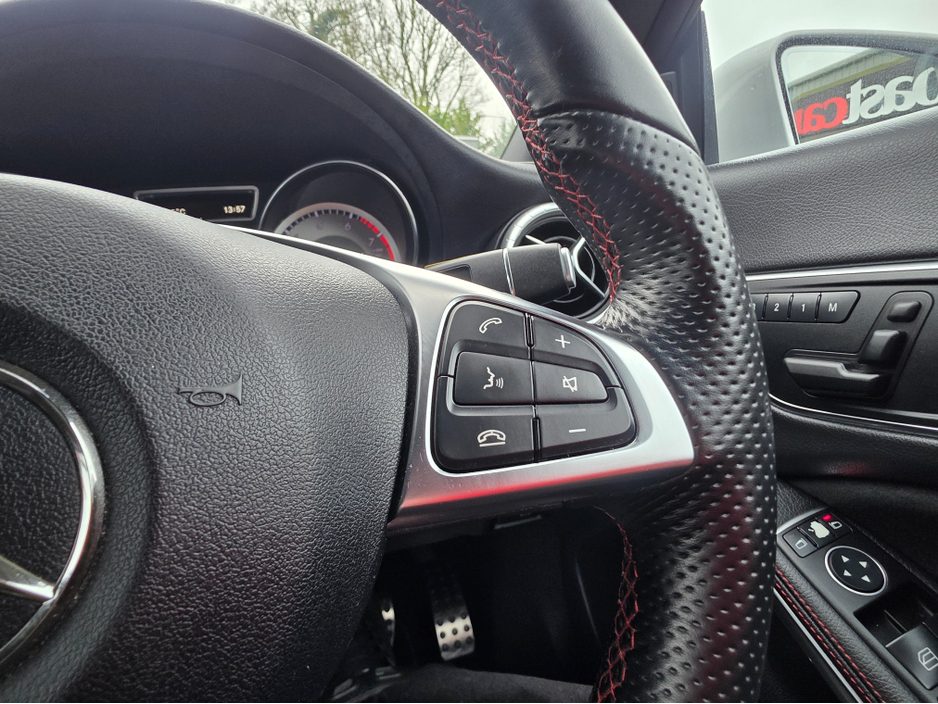 2016 Mercedes-Benz CLA Class 180 AMG LINE SAT NAV PACK LEATHER HEATED ELECTIC SEATS , CARPLAY - PRIVACY GLASS - REV CAMERA - ALLOYS - €19,750