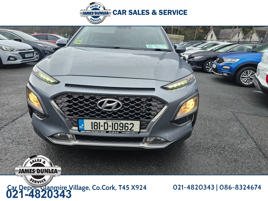 2018 Hyundai Kona KAUAI EXECUTIVE 5DR €15,950