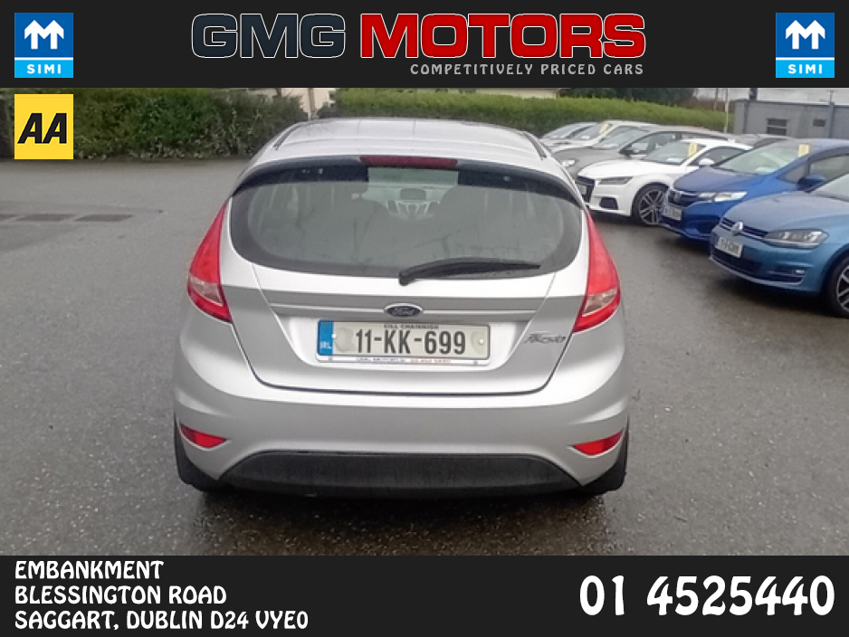 2011 Ford Fiesta STYLE 1.25 60PS 5DR..LOW MILEAGE €6,950