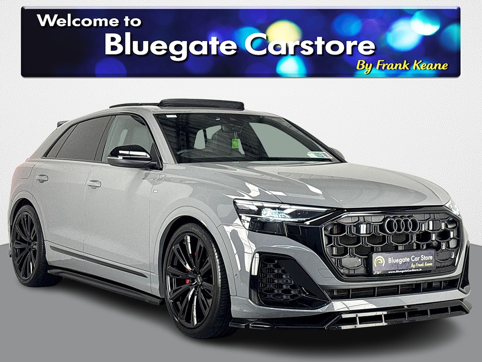 2025 Audi Q8 60 TFSIE 490PS**PANORMAIC ROOF**23" ALLOYS**MAXTON DESIGN BODYKIT**GREY LEATHER INTERIOR**FRONT HEATED ELECTRIC MEMORY SEATS**AMBIENT LIGHTING**REVERSE CAMERA**PARKING SENSORS**TOUCHSCREEN CLIMATE** €94,995