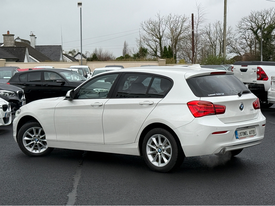 2018 BMW 1 Series STYLE 2.0 AUTO * 3 STAGE HEATED SEATS, SERVICE BOOK PRESENT WITH 4 SERVICE STAMPS, REAR VIEW CAMERA, PARKING SENSORS FRONT & REAR, ADAPTIVE CRUISE CONTROL, PART LEATHER TRIM, 2 KEYS, ISOFIX, * €18,950