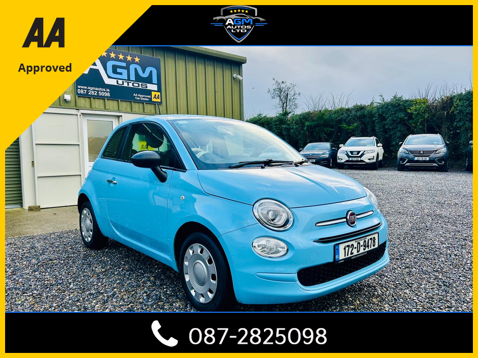 2017 Fiat 500 1.2 69BHP POP S4 2DR €9,950