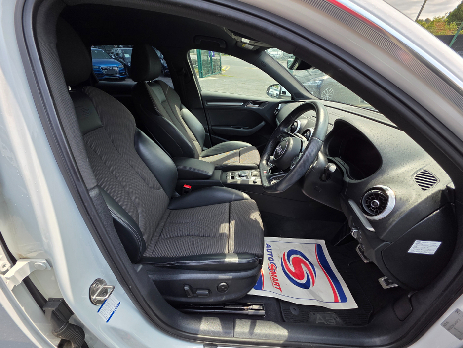 2018 Audi A3 ( 182 REG 1.4 S-LINE EDITION  VIRTUAL COCKPIT - NAVIGATION -CARPLAY ANDROID AUTO LEATHER PACK - REVERSING CAMERA / PARKING SENSORS - DRIVE MODE €21,950