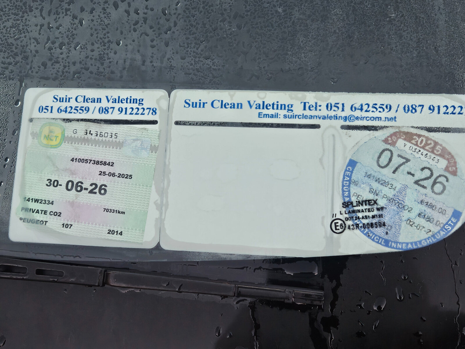 2014 Peugeot 107 1.0 Active Plus €3,650