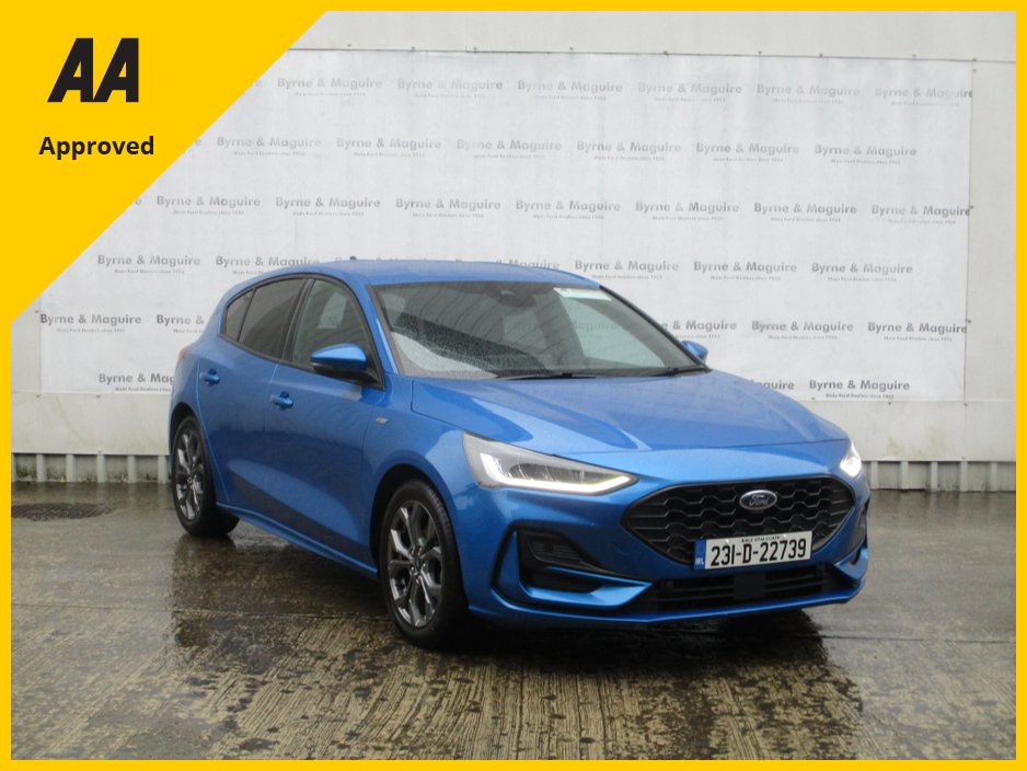 2023 Ford Focus ST-LINE 1.0T 125 M6 FWD 5 DOOR HATCKBACK, FULLY SERVICED AND GUARANTEED WITH 12 MONTHS AA COVER !!! €24,950