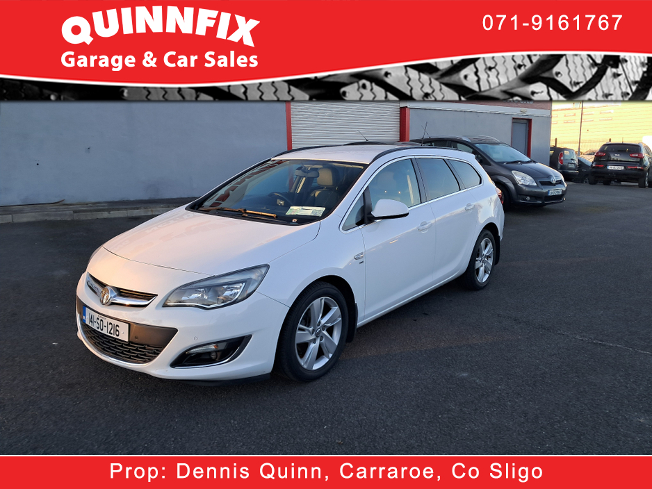 2014 Vauxhall Astra 2.0 CDTI SRI 165PS 5DR A AUTO €5,950