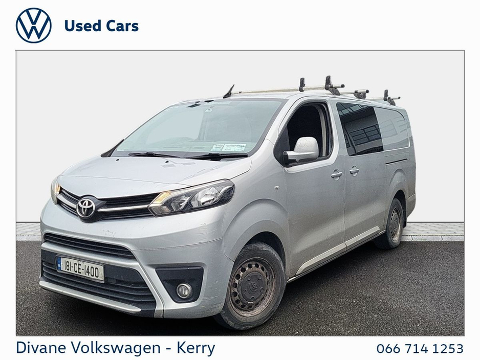 2018 Toyota Proace CREWCAB 2.0 GX 4DR 6 SEATER TRADE SALE €8,000