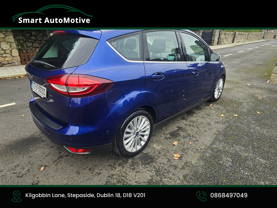 2017 Ford C-Max Titanium 1.5 Tdci Manual * Low Mileage * Only One Previous Owner * Great Condition Throughout * New NCT 02.2028 * Fully Serviced and Professionally Valeted * Top Specification *  6 Months Warranty * €10,950