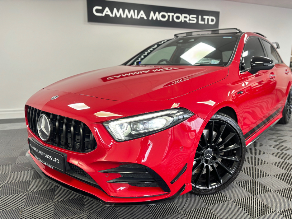 2019 Mercedes-Benz AMG MERCEDES BENZ  A35 4MATIC PREMIUM PLUS AUTO*EVERY OPTIONAL EXTRA*PANORAMIC TILT AND SLIDE SUNROOF*HEATED SEATS, MASSAGE SEATS, ELECTRIC MEMORY ADJUSTABLE DRIVER & PASSENGER CHAIR*PARK ASSIST 360 CAM* €39,950