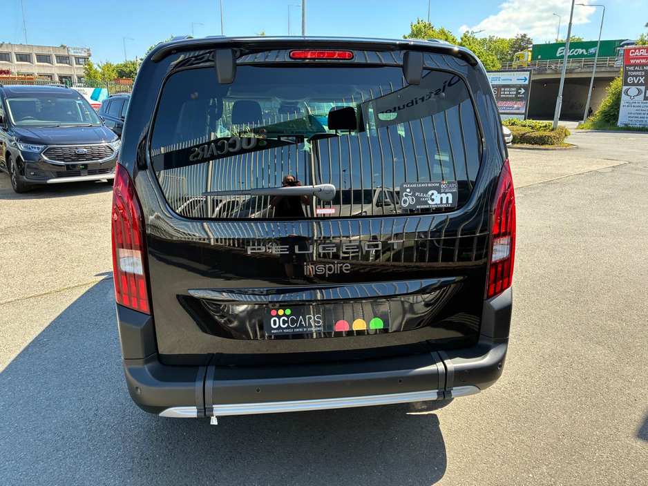 2026 Peugeot Rifter GT Inspire - Drive from Wheelchair/UpFront Wheelchair Passenger/Internal Transfer (Private)