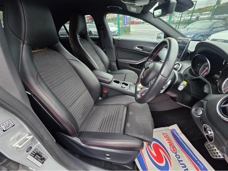 2016 Mercedes-Benz CLA Class 180 AMG LINE SAT NAV PACK LEATHER HEATED ELECTIC SEATS , CARPLAY - PRIVACY GLASS - REV CAMERA - ALLOYS - €19,750