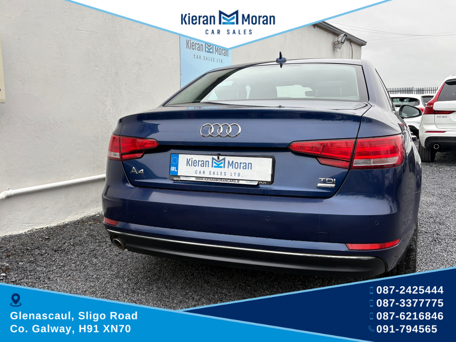 2016 Audi A4 2.0 TDI ULTRA 4DR €10,950