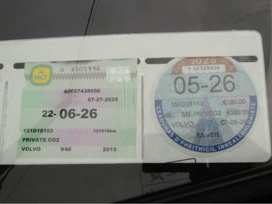 2015 Volvo V40 1.6 D2 SE ** FSH (Volvo ) ** 1 Owner  ** €11,745