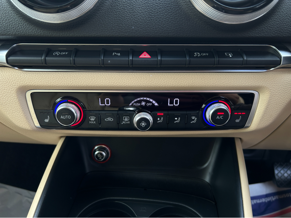 2015 Audi A3 1.4 TFSI FULL CREAM LEATHER PACK HIGHLINE  - PARKING SENSORS REVERSING CAMERA - PARKING SENSORS - SIMI DEALER - LOW ROAD TAX BAND €14,950