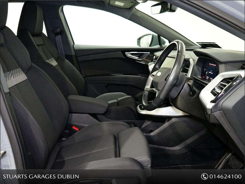 2023 Audi Q4 e-tron “40 – BIGGER BATTERY* Q4 E-TRON SPORT SPORTBACK COUPE: PEBBLE GREY, HEADS-UP DISPLAY, 19” DIAMOND CUT ALLOYS, ANDROID AUTO, HEATED SEATS €33,945