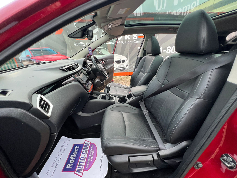 2017 Nissan Qashqai ==1.5 DCI TEKNA //FULL LEATHER//PAN ROOF//HEATED SEATS== €11,950