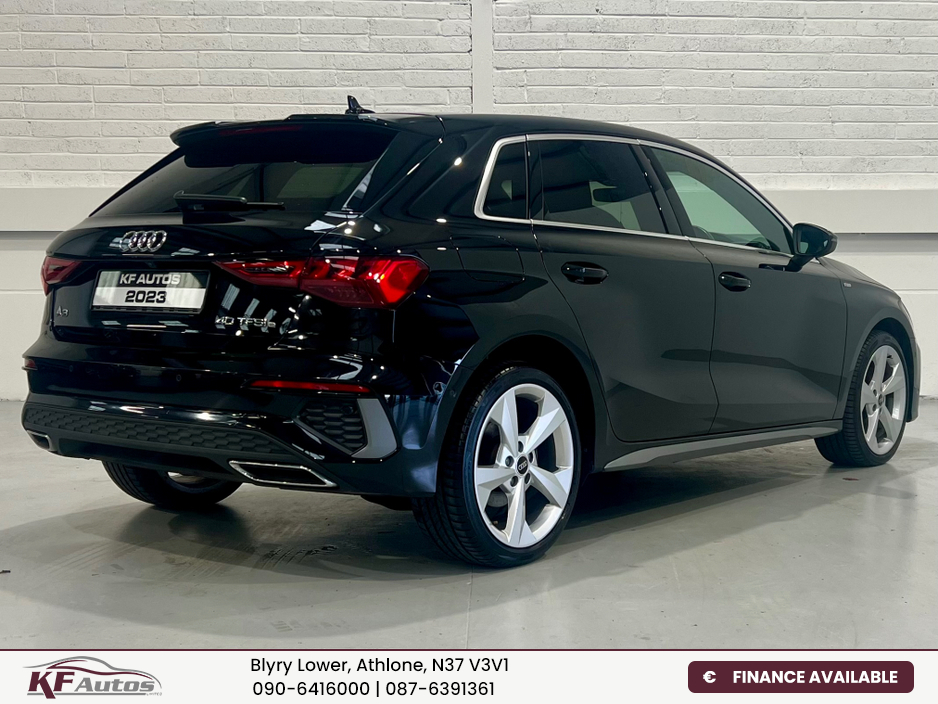 2023 Audi A3 Sportback S Line 40 TFSI-E PHEV 5dr 201bhp S-Tronic Auto - 231 Reg €31,995