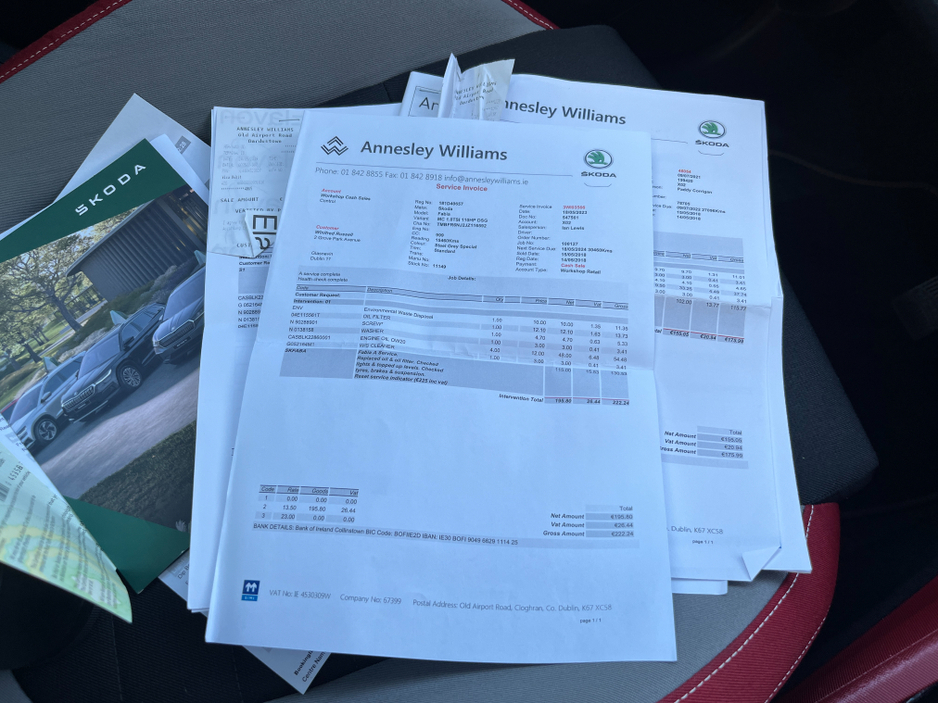 2018 Skoda Fabia MONTE CARLO AUTOMATIC 1.0 TSI PETROL //LOW MILES//HIGH SPEC//PANORAMIC GLASS ROOF// BUCKET SEATS//CARPLAY// €15,950