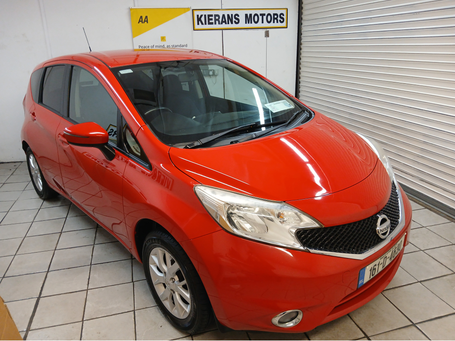 2016 Nissan Note 1.2 SV : One Owner : Low Mileage : Nct to 05/27 : finance arranged : Rear Parking Sensors . €8,500