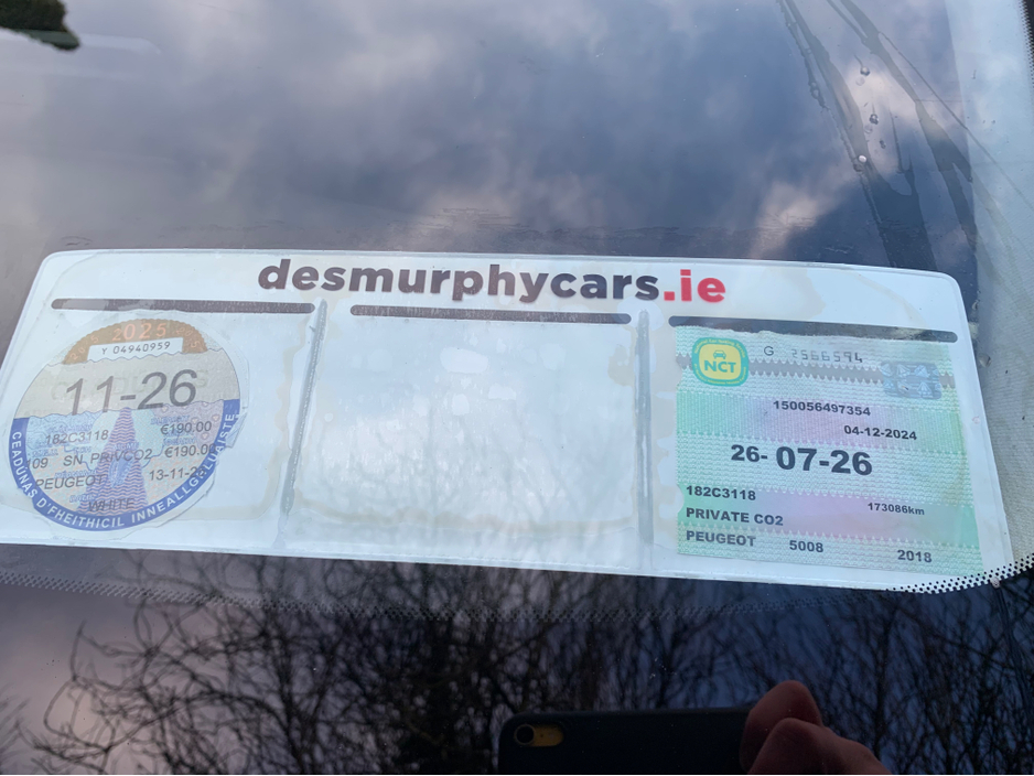 2018 Peugeot 5008 ALLURE 1.5 BLUE HDI 130 6 6.2 4DR €15,995